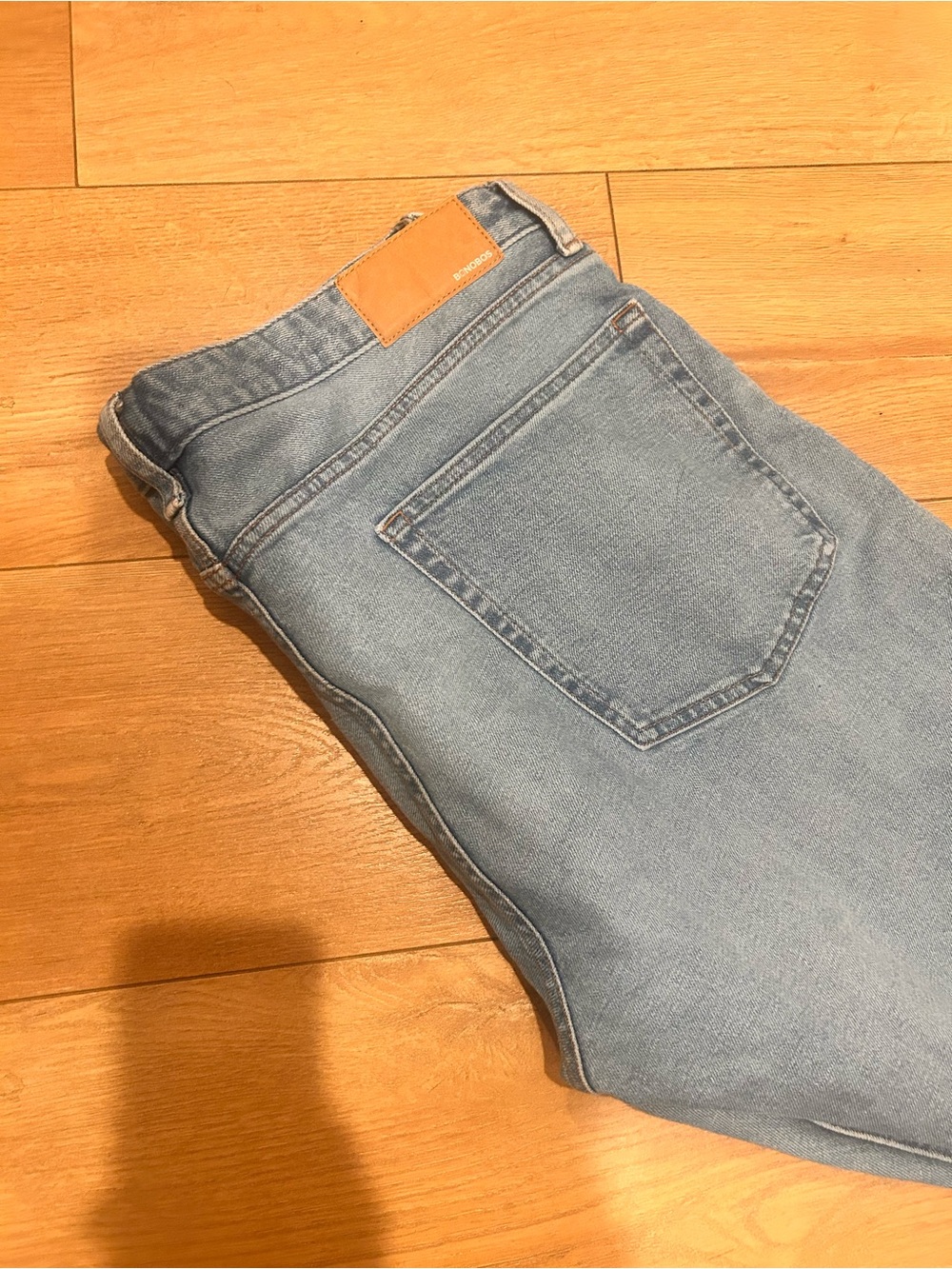 Bonobos Men’s Organic Cotton Light Blue Straight Jeans 36/32 - Picture 4 of 8